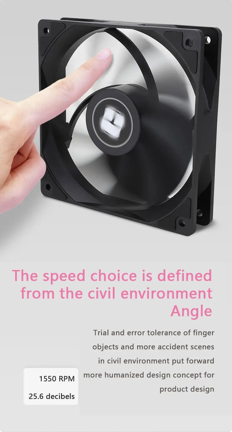 Thermalright TL-C12C PC Cooling Fan 120mm 5V 3PIN ARGB Computer Case Fan 4pin PWM 1550RPM Adjustable Speed 12cm CPU Cooler Fan