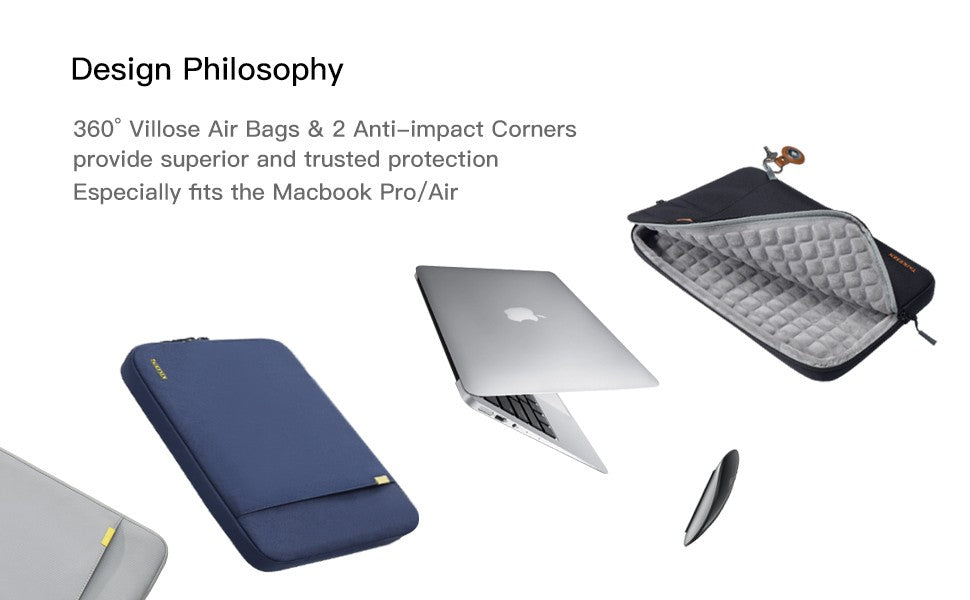 Laptop Sleeve Cases Bag 13.3 14 15.4 15.6 16 Carrying For Macbook Pro M3 Air M1 M2 13.6 Cover Computer Shell Accessories Case