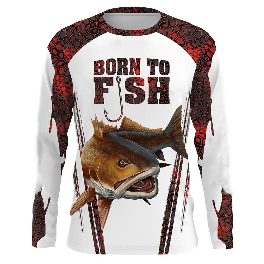 Fishing Shirts Men's T-Shirts Long Sleeve Mens Clothes Autumn Streetwear Crew Neck Pullovers Mens T Shirt Casual Men Clothing