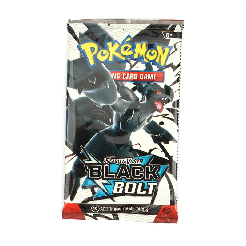 Novos jogos 4-36Pacote de Cartas Pokémon em Inglês Caixa de Booster Black Bolt White Flare Cartas de Batalha Pokémon Troca de Jogo Presente