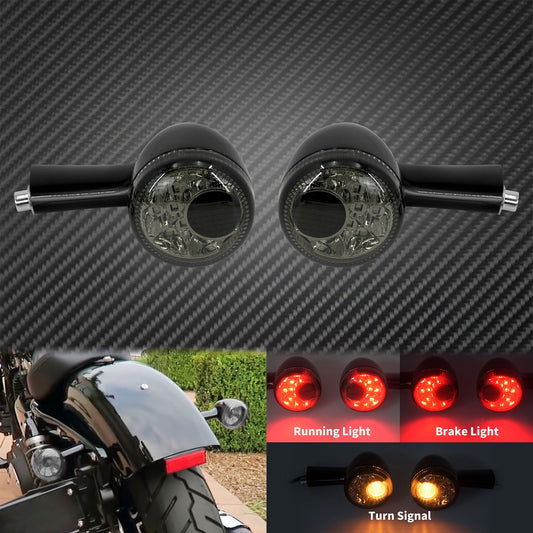 Rear Led Indicator Light Motorcycle Turn Signals Brake Running Tail Lamps For Harley Sportster XL883 XL1200 Iron 883 48 1992-Up