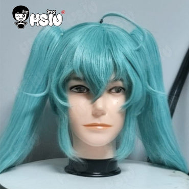 HSIU 80Cm Long Staight Ponytail Clip Cosplay Wig high temperature fiber Synthetic Wigs Anime Party Ponytail Party wigs 14 color