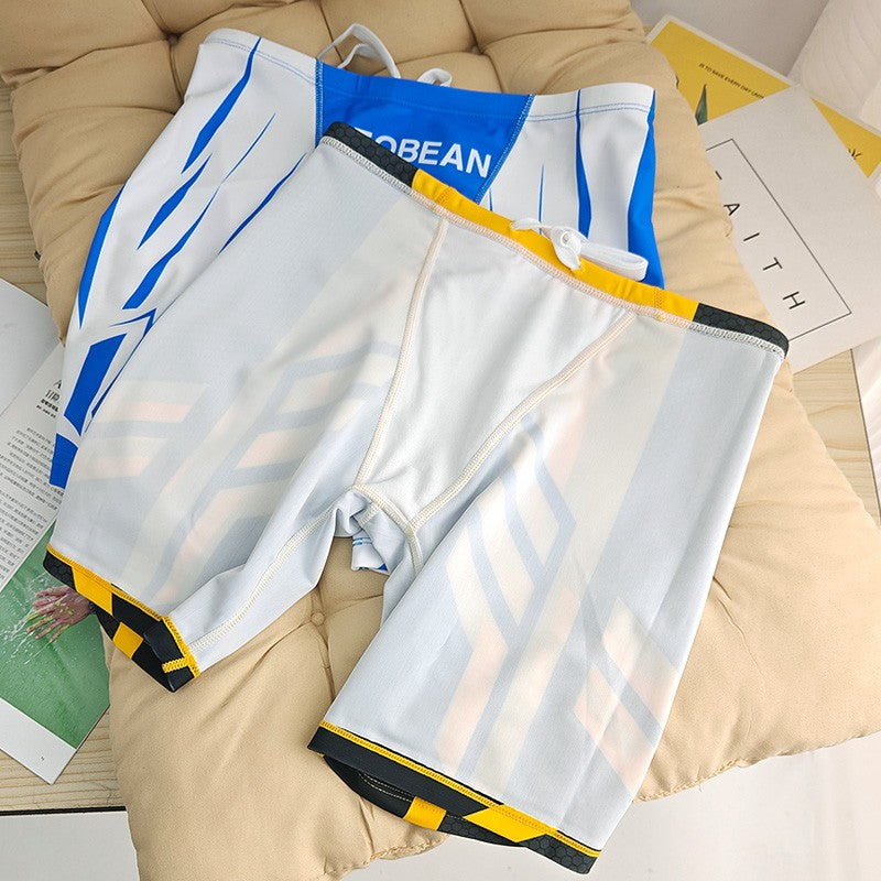 SEOBEAN Men's Low-Waist Boxer Shorts Swimming Trunks Hot Spring Pants Men's Swimsuit Comfortable Briefs Water Sports Gear