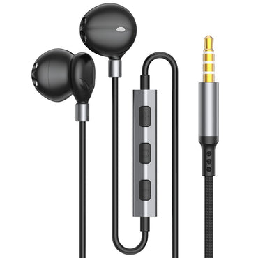 Type-C Wired Headphones For Samsung Galaxy S25 S24 S23 S22 21 Ultra Plus 3.5MM in-Ear Headphone HiFi Bass Stereo Gaming Earphone