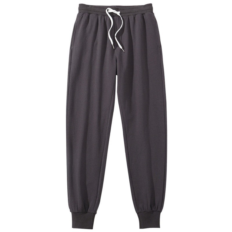 Men 100% Cotton Pants Elastic Gym Sweatpants Casual Jogging Trousers Sport Joggers Fitness Running Pants Man Clothing Streetwear