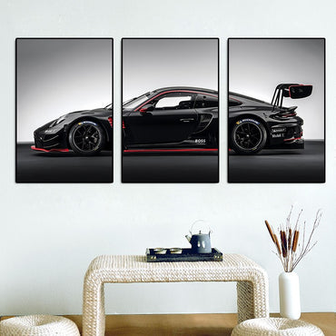 3Pcs Vintage Industrial Style Car Series Poster Gt3rs Art Poster Canvas Painting Wall Prints Picture Living Room Home Decor