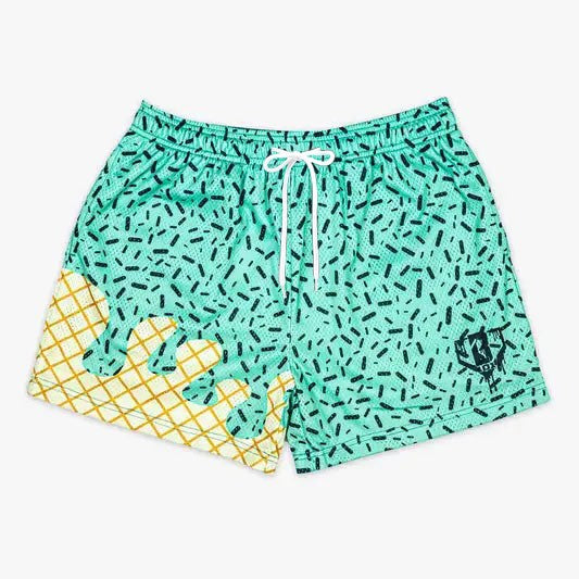 101 Summer Teen Men's Quick-drying Shorts American ice cream Print Women Sports Shorts Comfortable Basketball Beach Shorts