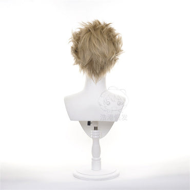 Cosplay Hawks Wig Costume Boku no Hero Academia Short Black Synthetic Hair Halloween Party Wigs