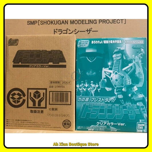 In Stock BANDAI SMP Mighty Morphin Power Rangers Dragon Ceasar Clear Color Ver. Anime Action Figures Assembly Model Toy