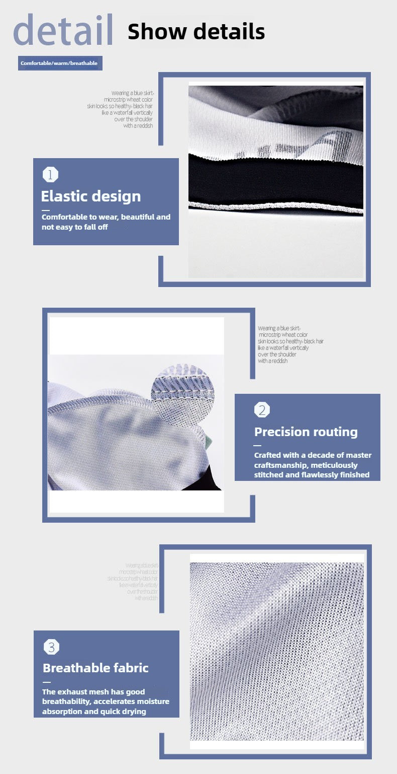 Classic Retro Red Blue Green Polyester Cycling Caps Summer Breathable Sports Quick Dry Bicycle Hat Men and Women