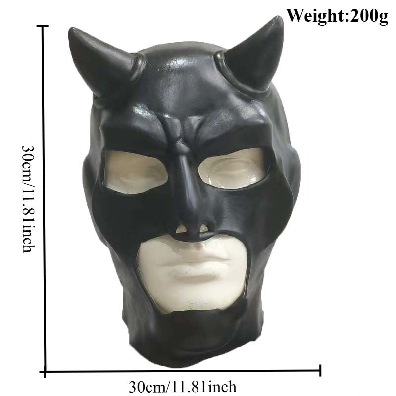 Sexy Women's Full Face Mask, Cat Ear Latex Mask, Halloween Cosplay Prop & Masquerade Costume Headpiece