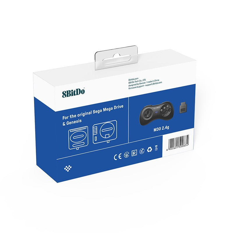 8BitDo M30 2.4G Wireless Gamepad for the Original Sega Genesis and Sega Mega Drive - Sega Genesis