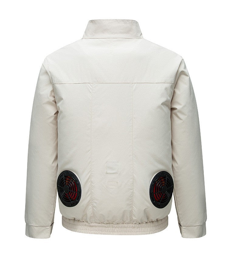 Cooling Air Conditioning Clothes with Fan Outdoor Charging Summer Cooling Welding Labor Overalls Men