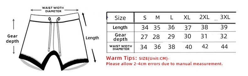 Men's Summer Swimwear Shorts Quick Dry Swimming Trunks Surf Board Solid Shorts Boxer Briefs Swimsuit Beach Sun Bathing Shorts