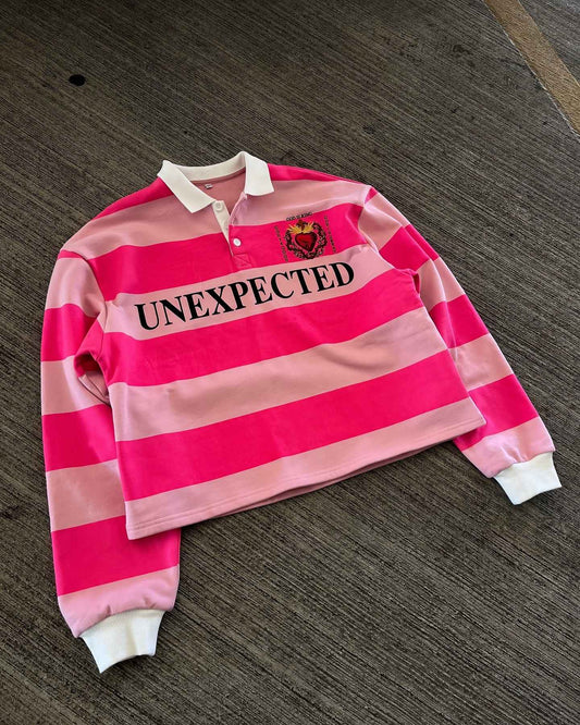 Hip Hop Stripe Pretty Girls Shirt America Harajuku Fashion Letter Print Polo Shirts Y2k Retro Men Women Long Sleeved T Shirt