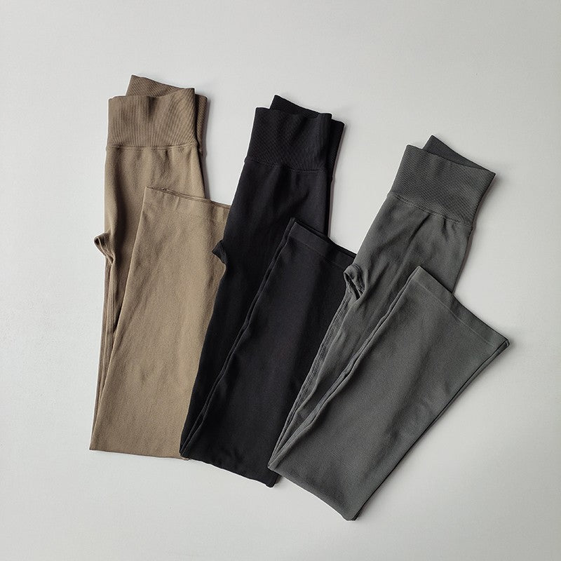 High Waisted Compression Without Awkward Lines Micro Flared Yoga Outdoor Wear Se