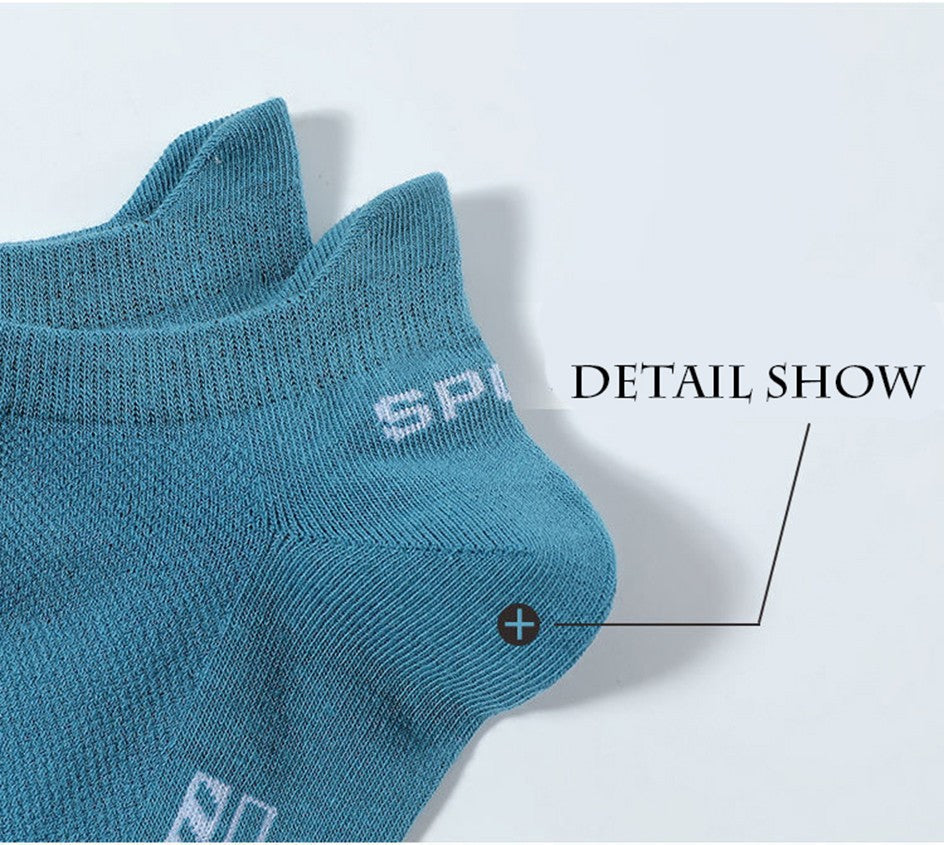 5 Pairs Cotton Short Socks for Male High Quality Women's Low-Cut Crew Ankle Sports Mesh Breathable Summer Casual Soft Men Sock