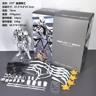 New Ct Toys Agent Anti Venom Figure Kaiyodo Amazing Yamaguchi Comics Agent Venom Action Figure Model Christmas Toys gifts