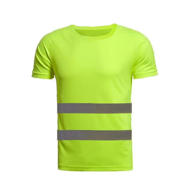 Striped Solid Plain T-shirt 3D Printing Fake Workwear T Shirt Men Round Neck Short Sleeves Sports Running Summer Cosplay Tee