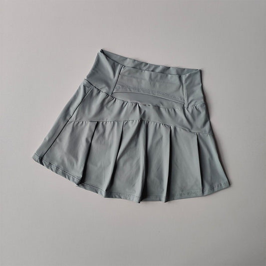 Summer High Waist Sports Short Skirt Lined Shorts Fitness Yoga Quick Dry Running