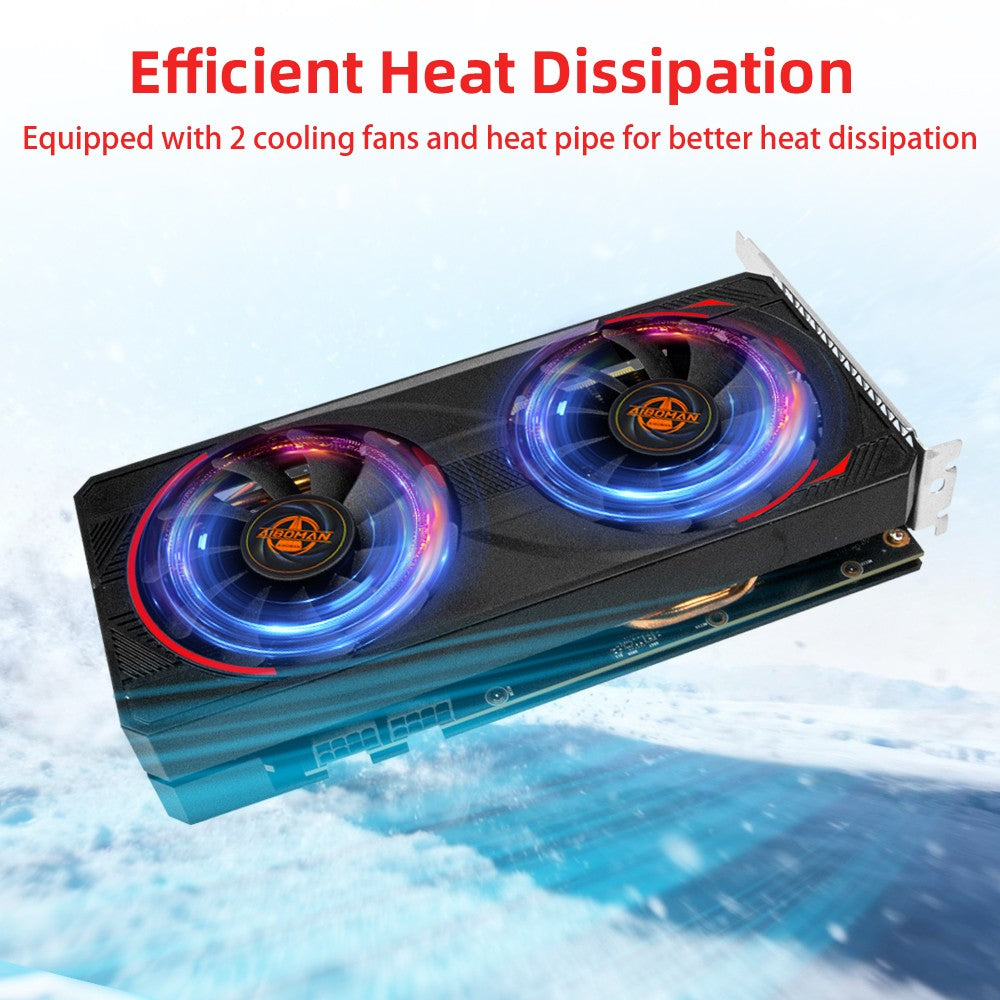 AIBOMAN Computer Graphics Cards RTX3070 8GB NVIDIA GPU GDDR6 256Bit 8Pin+8Pin PCI-E 4.0 rtx3070 8gb Suitable for Gaming