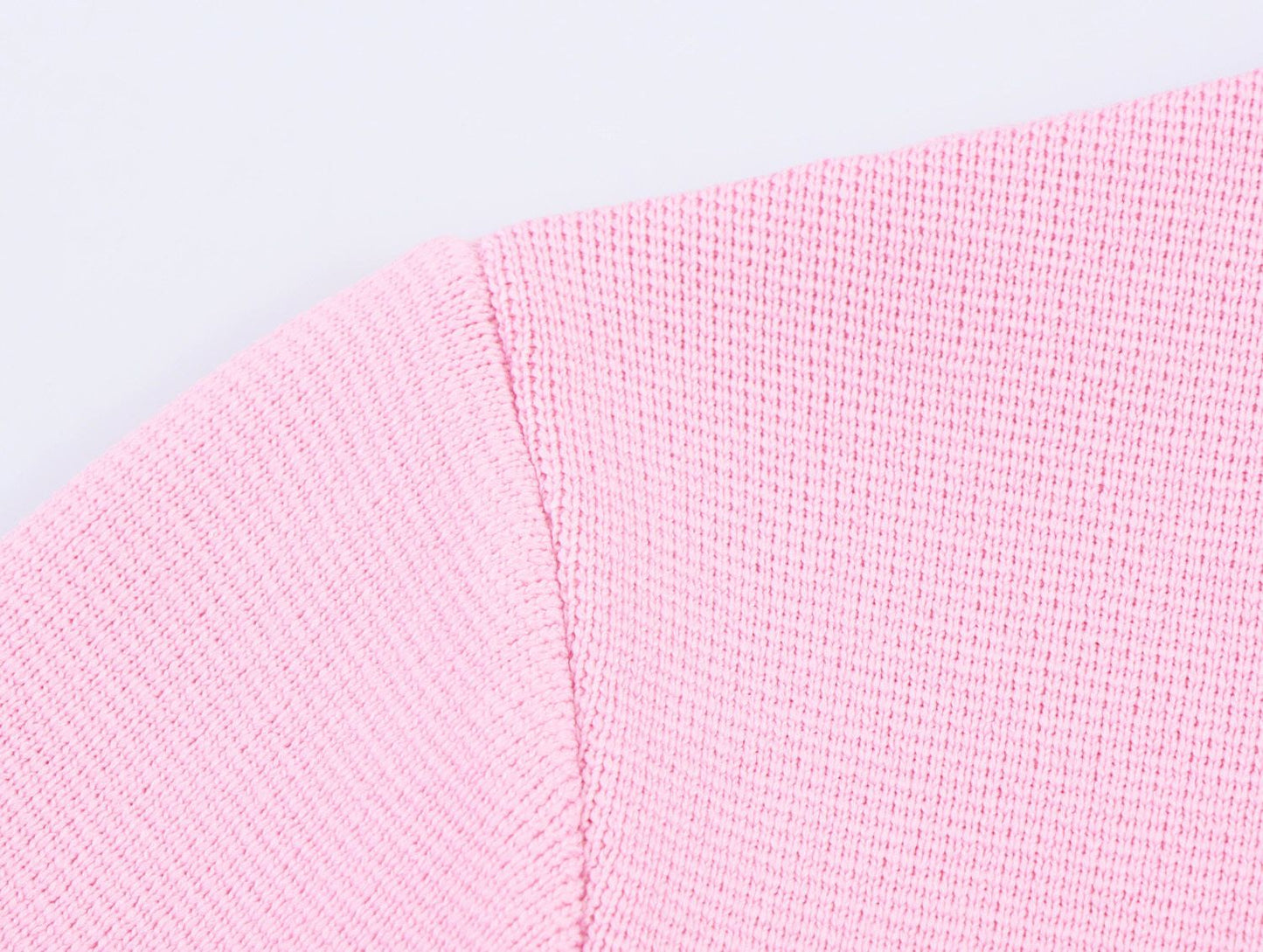 2025 Spring And Summer New Women's Short Sleeved Simple Fashion Style Knitted Cardigan Coat