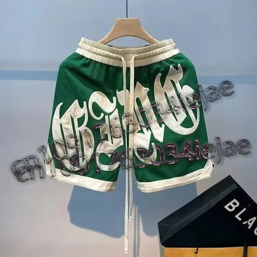 2025 summer Casual Men's Summer Basketball Shorts High-Quality American Street Sports Pants Outdoor Fashion High Waist Trou