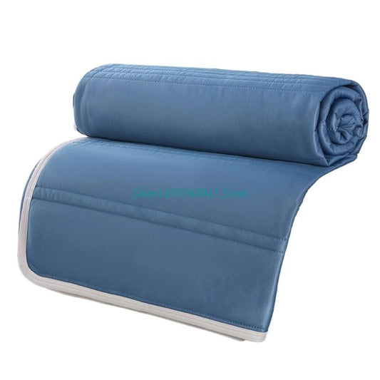 R53F Stylish Cooling Bedspread Soft Quilt Compactly Design For Camping Beach Vacation