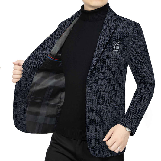 The new Chenier suit is a high-quality men's fashionable business trend stylish suit jacket for spring and autumn