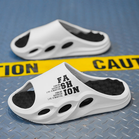 Men Fashion Massage Slippers Indoor/Outdoor Sandals Beach Flip Flop Thick Sole Male Slides Summer Non-Slip Men Shower Slippers