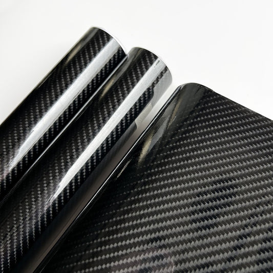 High Gloss 6D Carbon Fiber Vinyl Foil Film Car Stickers Protective Stickers Car Motorcycle Laptop Skin Phone Cover Accessories