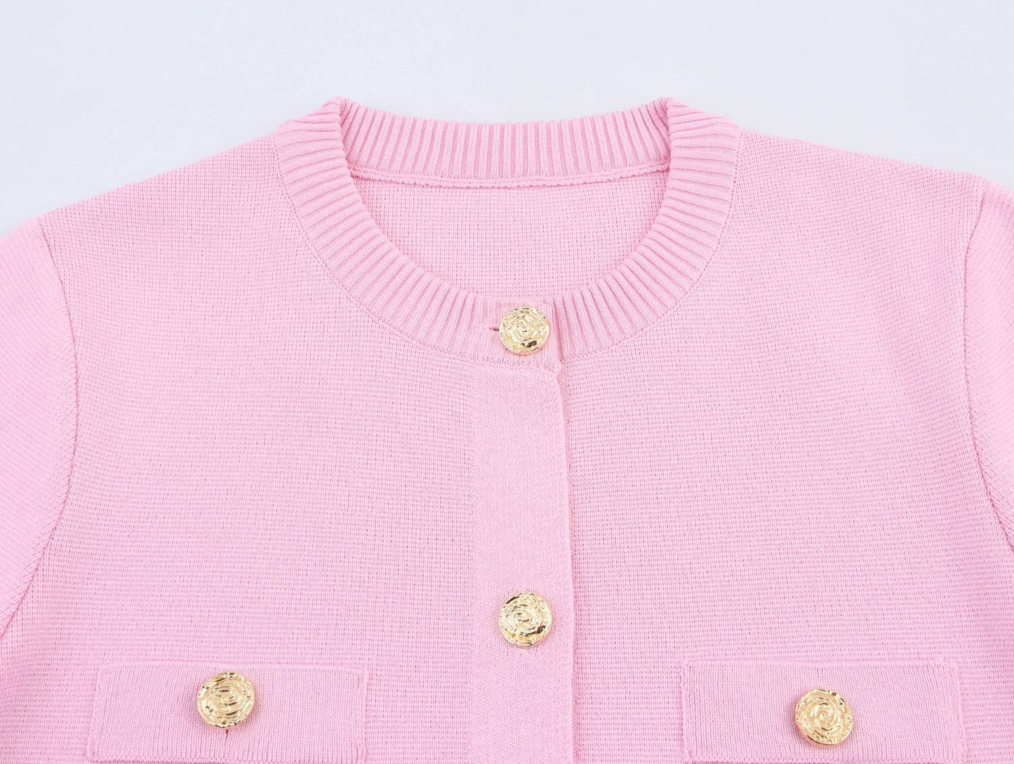 2025 Spring And Summer New Women's Short Sleeved Simple Fashion Style Knitted Cardigan Coat