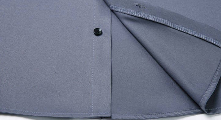 High End Mulberry Silk Men Business Shirt Long Sleeve Button Invisible Elastic Tops Wrinkle Resistant Luxurious Men Shirt