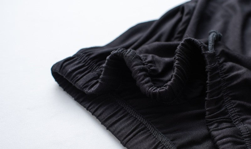Modal Cotton Pajamas Suit Summer Men's Thin Loose Short-sleeved Shorts Nightwear Male Soft Breathable Homewear Sports Loungewear