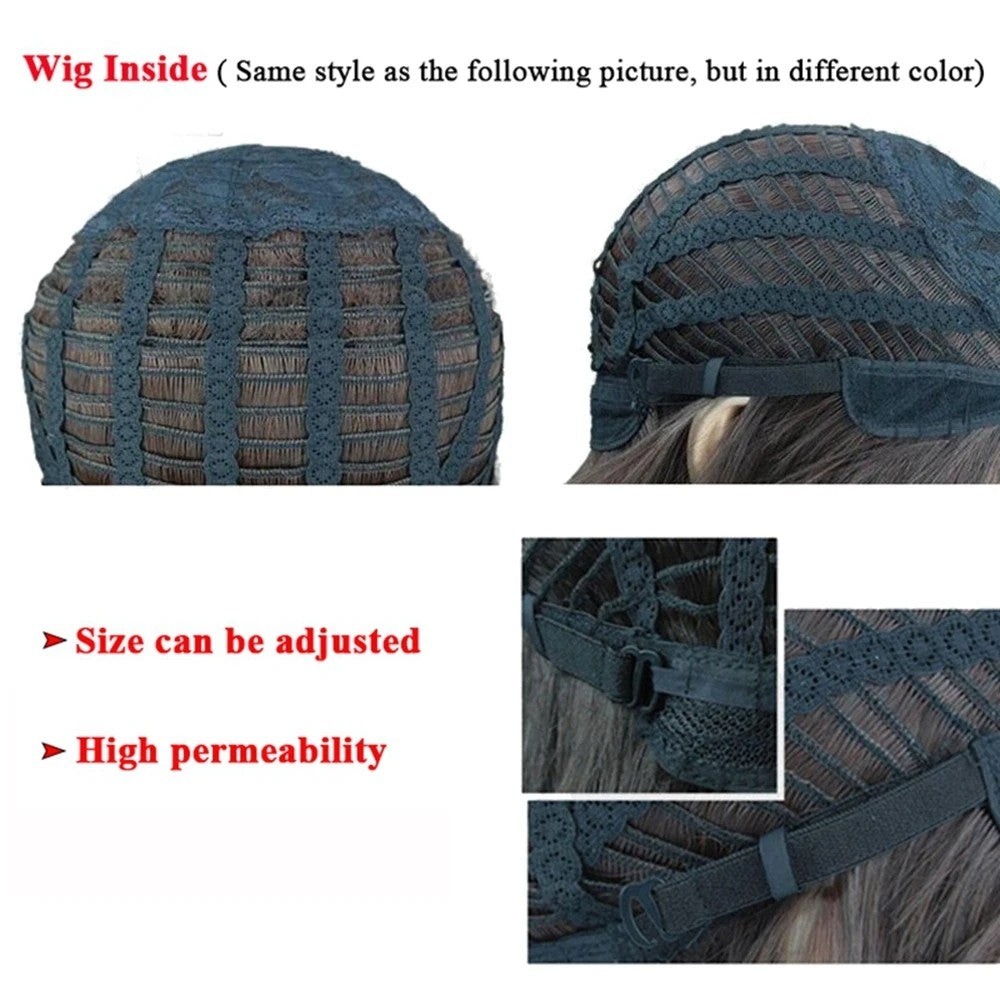 Anime Cosplay Kirishima Eijiro Peruca Curta Lisa Vermelha Cabelo Sintético Peluca Para Frieren Festival Adereços de RPG