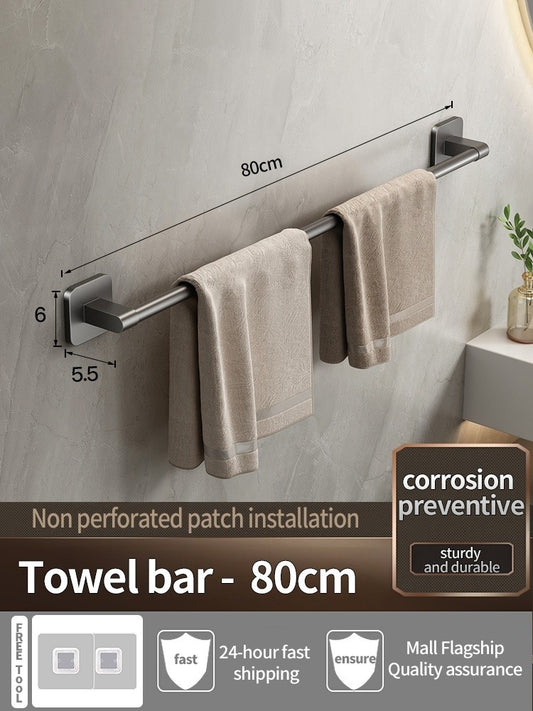 No Need To Drill Walls For Installation Bathroom Towel Bar/Hook/Towel Rack/Kitchen Rag Rack Bathroom Accessories