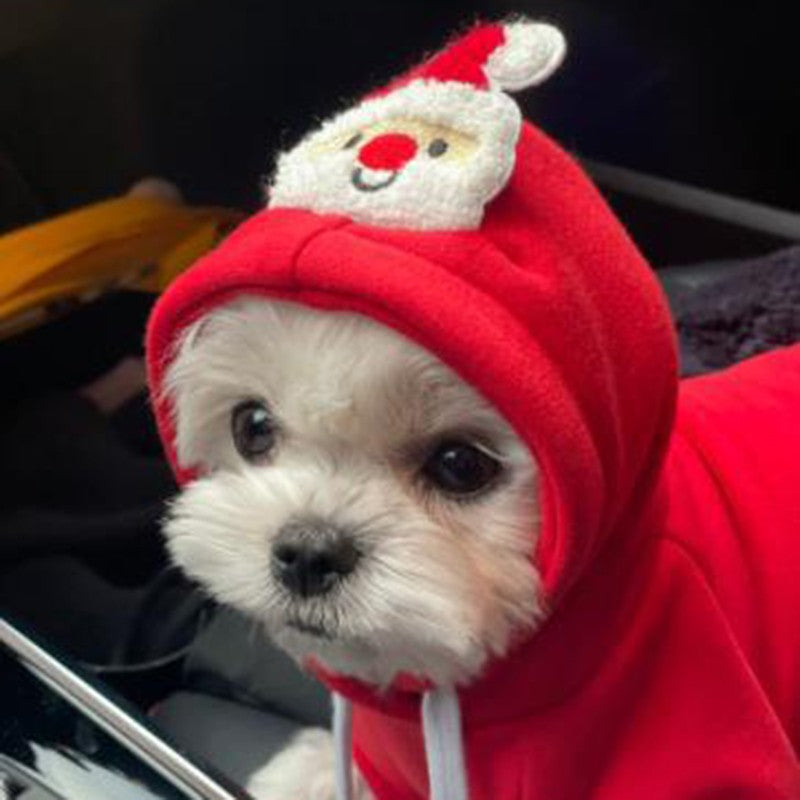 Roupa de Natal para Cães Pequenos e Médios, Roupa de Cachorro, Casaco de Gatinho, Fantasia de Chihuahua, Roupas de Ano Novo para Pets
