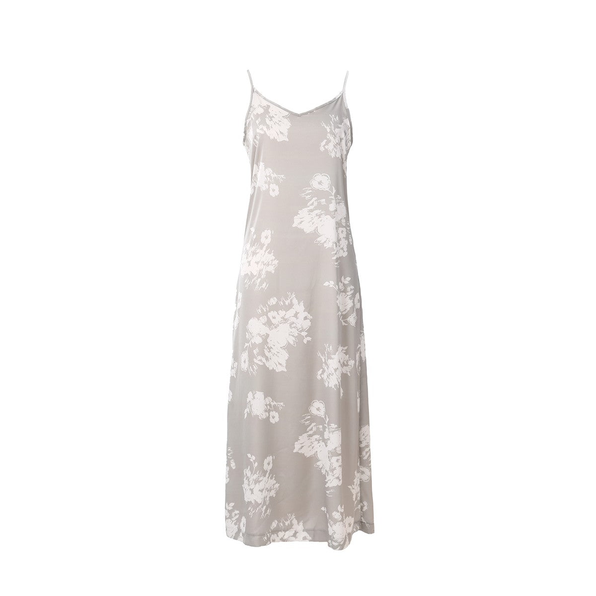 AP 2025 Spring and Summer Women Floral Printing Satin Slip Dress Knitting Cardig