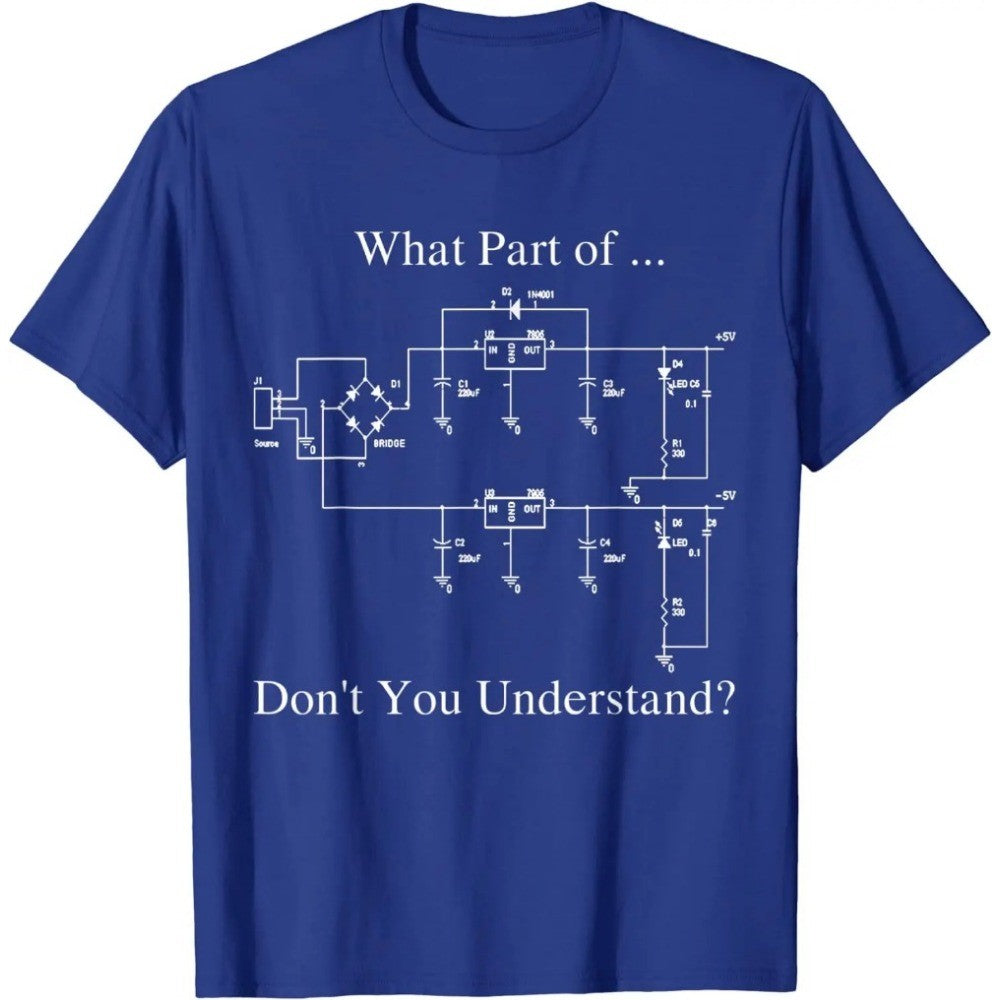 Electrical Engineer T-Shirt Gift Funny Engineering Sarcasm T-Shirt Printed T Shirt Cotton Man T Shirts Printed Plain