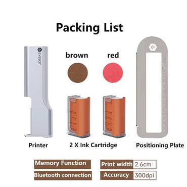 Coffee Latte Art Inkjet Printer EVEBOT for Bakery Coffee Shop Pubs Handheld Printers HD Printing On Food With Positioning Plate