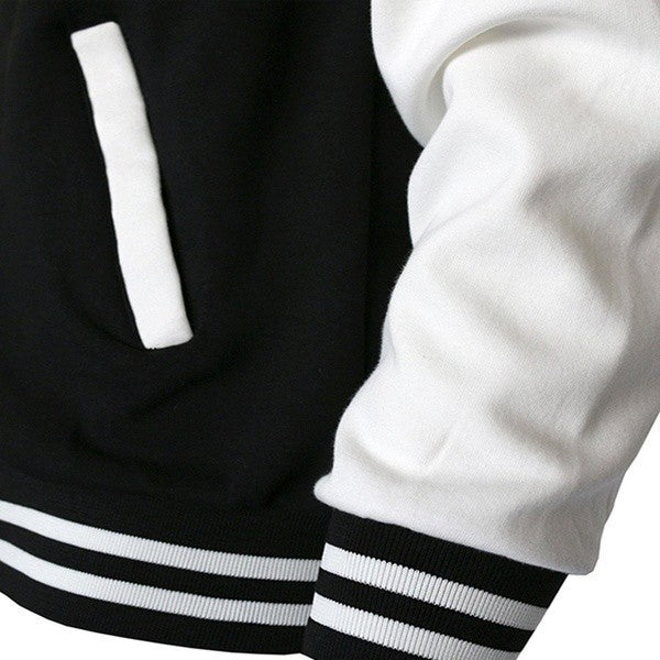 2024Johnny Hallyday nova jaqueta bomber masculina de manga comprida casual jaqueta de uniforme de beisebol