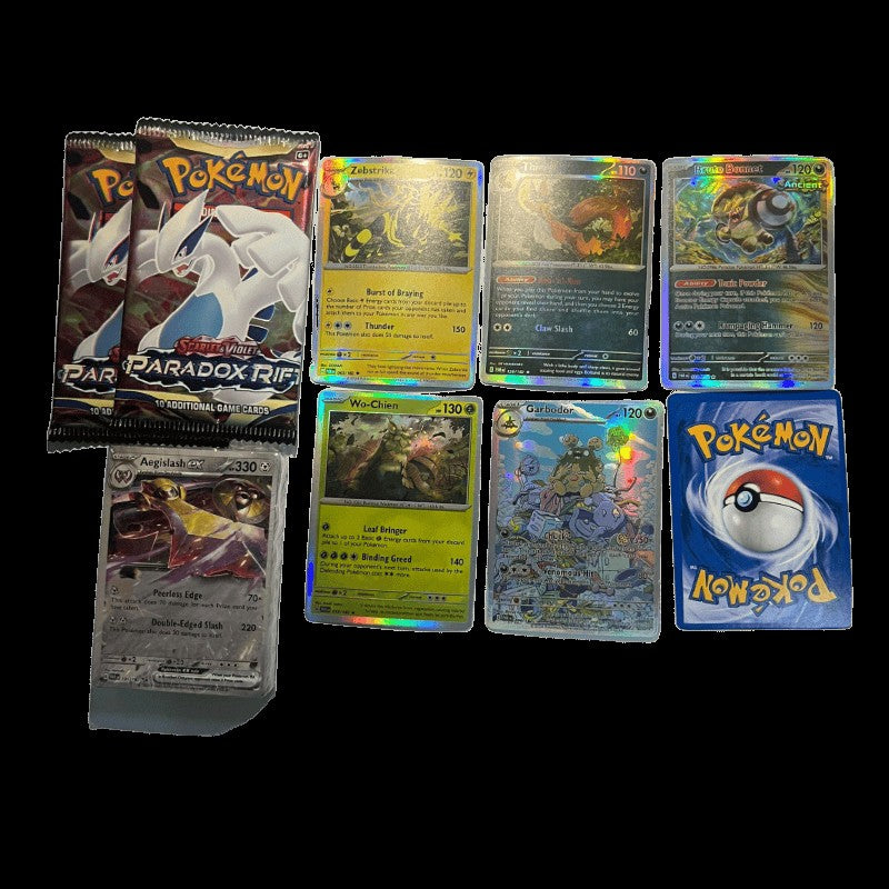Hot 41/42/48/68/118/210 Caixa de Ferro Pok é mon Pikachu Trading Game Card PTCG Mewtwo Sylveen Série de Brinquedos Anime Battle Card