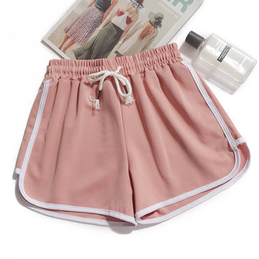 1pcs Summer Women Casual Solid Shorts Girl Gym Workout Shorts Pants Ladies Mid Waisted Yoga Short Student Loose Shorts S-3XL