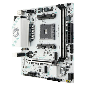 Placa-mãe gamer SOYO AMD B550M USB3.1 M.2 Nvme Sata3 DDR4 Dual Channel Suporta RYZEN R3 R5 R7 3000 4000 5000 CPU Socket AM4