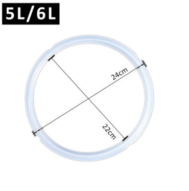 22/24CM Electric Pressure Cooker Silicone Sealing Replacement Ring Rubber Pressure Cooker Pot Replace Seal Circle Rings Handy