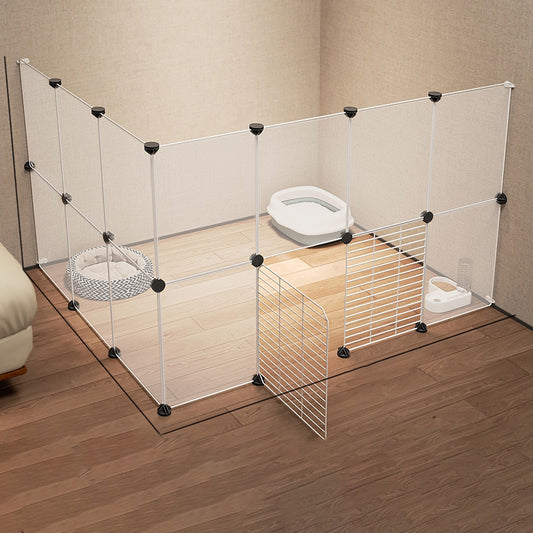 Cerca de Estimação Portão de Isolamento para Gatinhos Gaiola para Cães Guarda-Corpo para Gatinhos de Ferro Cães Pequenos Teddy Canil Interno Casa Cerca para Coelhos Gaiola para Gatos