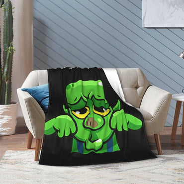 Clashes Royaleds Game Knitted Blanket Fuzzy Throw Blankets Bed Sofa Portable Soft Warm Bedspreads