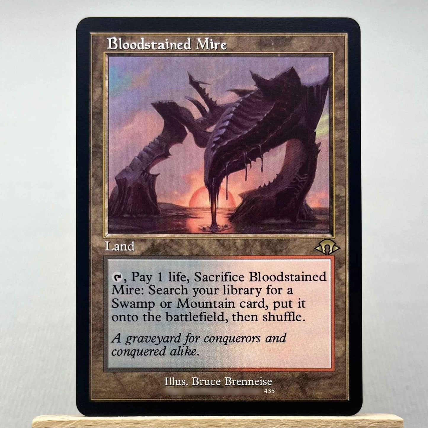 MH3 MH2 HOLO10-03 TCG Cartas Mágicas para Proxy de Jogo Caseiro terreno de busca Marsh Flats a Arid Mesa Misty Rainforest gathering