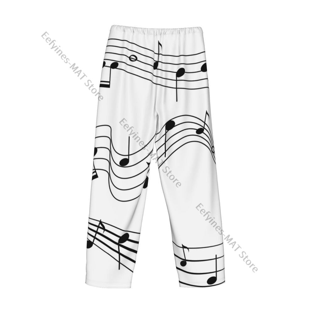 Cute Hedgehog Mens Pajamas Pyjamas Pants Lounge Pants Sleep Bottoms