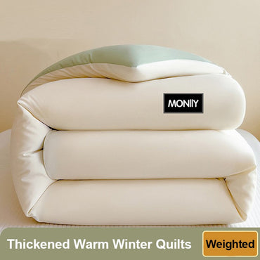 High Quality Autumn Winter Double Bed Quilt Mix Color Soy Fiber Queen Size Comforter Thick Warm Duvets Can Be Used As Quilt Core